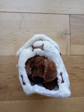Russ Collectable cuddly puppy in Kennel soft toys
