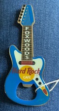 HARD ROCK CAFE FOXWOODS CITY BOTTLE OPENER GUITAR MAGNET 