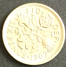 Coin GB Sixpence 1962  (L331)