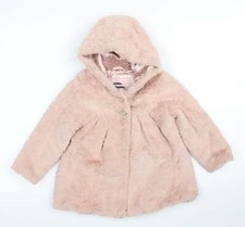 TU Girls Pink Pea Coat Size 2