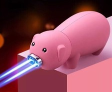 Large Jet Pig lighter pink and