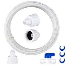 Fridge Freezer Water Filter Plumbing Fittings Connection Kit Pipe Connector 3/4 