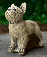 Concrete French bulldog French bulldog stone statue Bulldog garden ornament art