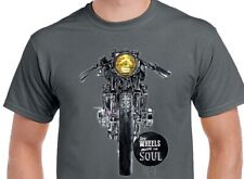 Men's Motorbike Motorcycle Rider Harley Chopper Enfield Indian Racer Dad P1000