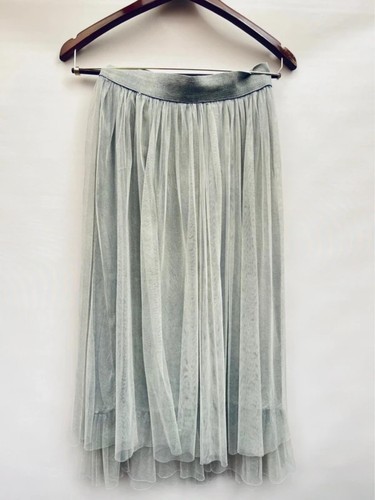 Pastel green sheer netted maxi - green,