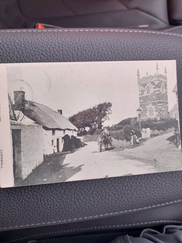 Old postcard the village - the,