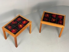 Vintage Teak Tile Topped