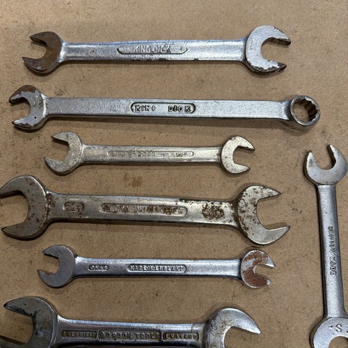 Job lot vintage spanners - 10, x