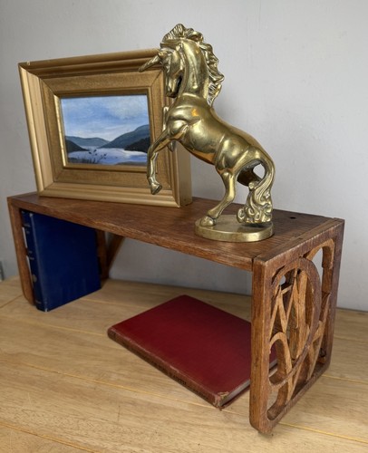 Wooden book shelf ornate - wooden,