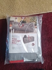 Christmas Tree Storage Bag Fits 7.5 Foot Tree Grey New Old Stock