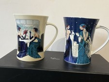 Art  Deco   Clinton   Mugs X