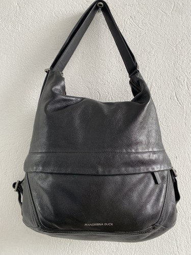 Mandarina duck black - mandarina, leather