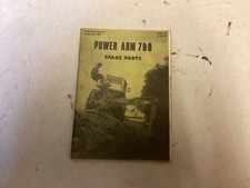 Spare parts manuale for McConnel power arm 7&8