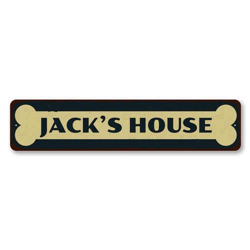 Bone pet name home sign - bone,