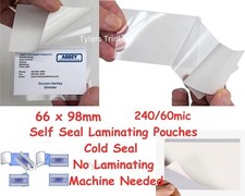 10 Self Seal Laminating