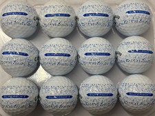 12 CALLAWAY SUPERSOFT SPLATTER BLUE GOLF BALLS  PEARL/GRADE A LAKE BALLS