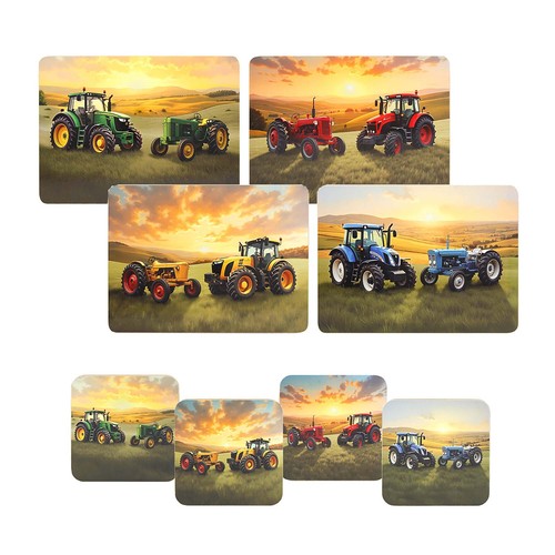 Cork backed coasters and - cork,