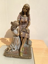 Mother And Daughter Bronze