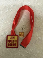 Jim Will Fix It Medal golden Special medal with free key ring with every one