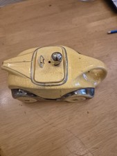 James Sadler Art Deco Yellow Racing Car Teapot OKT42 Reg. No. 820236 Pre-1934
