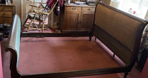Antique french oak - antique, bed