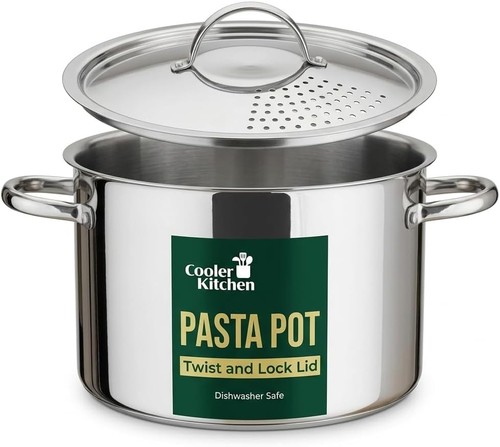 Stainless steel pasta pot - pasta,