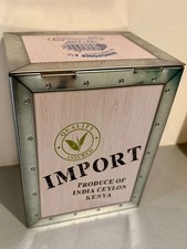 Large Ringtons Tea Chest Rare