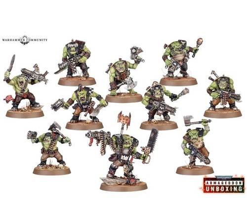 Ork boyz x10 - boyz, 40000