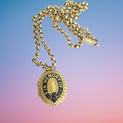 Antique gold enamel - antique,