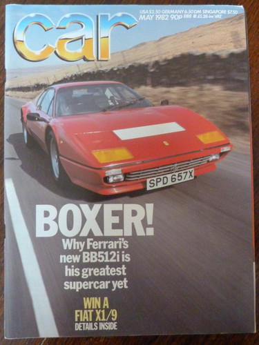 Car magazine may 1983 ferrari - magazine,