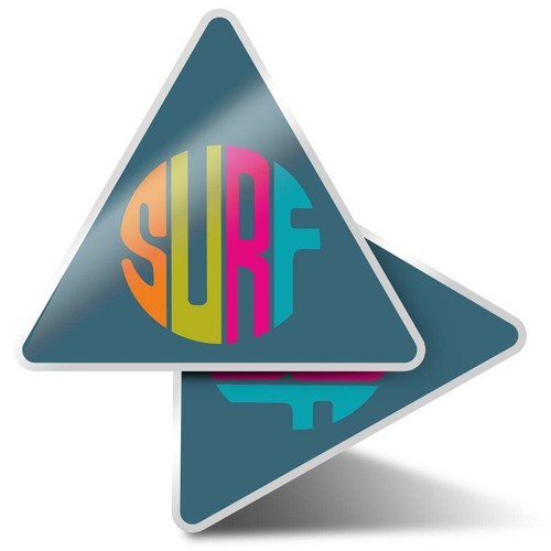 Triangle stickers cm - x,