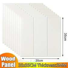 100X Self Adhesive.3D Foam Panel Wood Effect Wall Sticker Wallpaper Waterproof