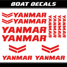 Yanmar engine decal Motorboat