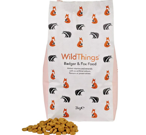 2kg badger fox food - &, x2