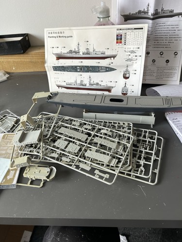 Hms montrose frigate - model, kit