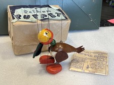 Pelham Puppet Duck Vintage In Original Box With Instruction Sheet