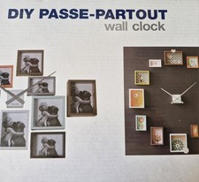 Karlsson Photo Frame Clock - Brand New In Box - Multicoloured Frames - Battery