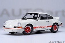 Autoart 78030 - 1/18 Porsche 911 Carrera 2.7 RS (GP White With Red Stripes)