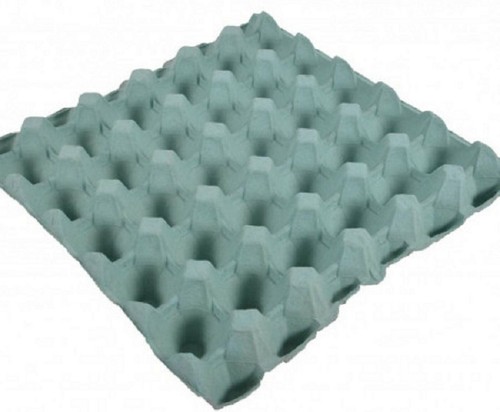 Green egg trays - green,