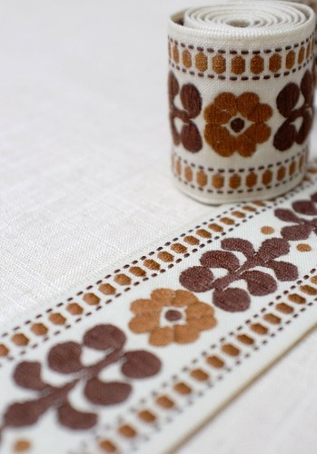 Mid mod fabric braid trim - fabric,