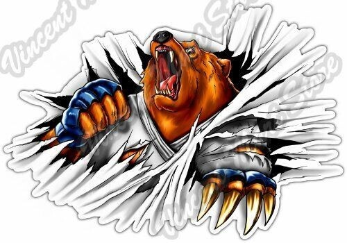 Bursting bear fighter - bursting, mascot