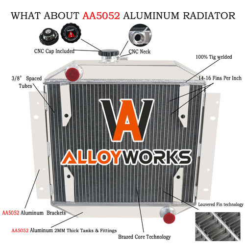 Row alu radiator fit - 3,