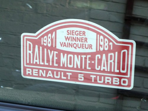 Renault turbo monte - monte, carlo