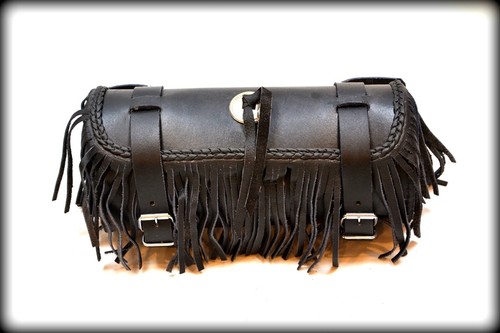 Leather fork bag - fork, with