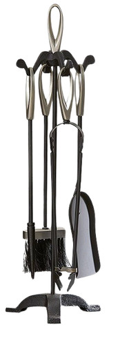 Fireplace companion set metal - fireplace,
