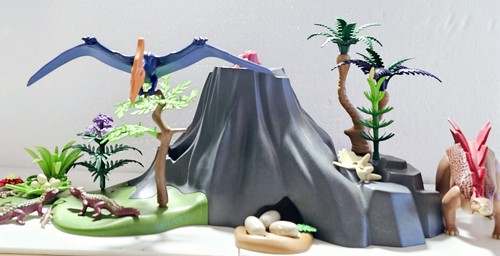 Playmobil dinosaurs volcano - dinosaurs, &