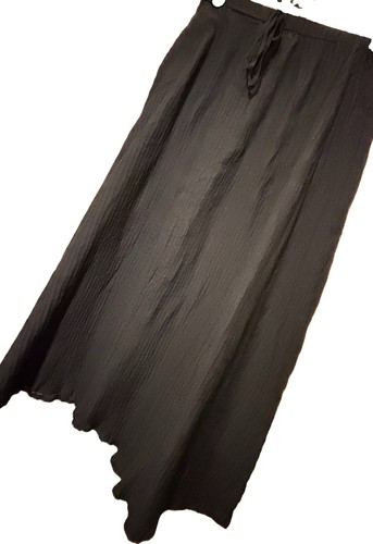 Primark black crinkle - crinkle, a-line