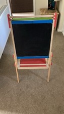 Hape All-in-1 Easel Double-Sided Kids Standing Easel, Adjustable