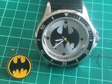 Batman Watch  And Batman Pin Badge