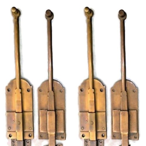 Flush bolt french - french, old